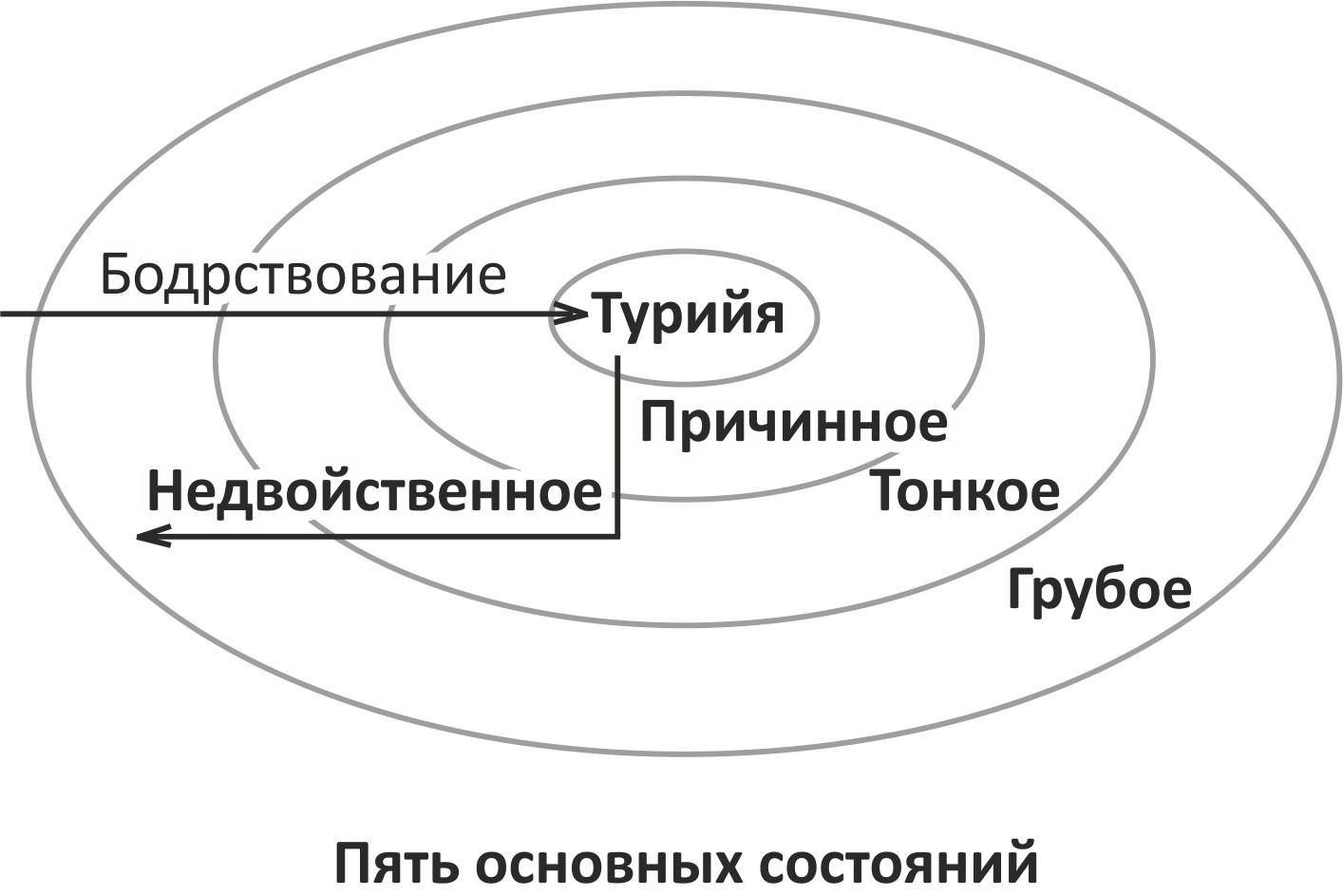 Пять основных состояний