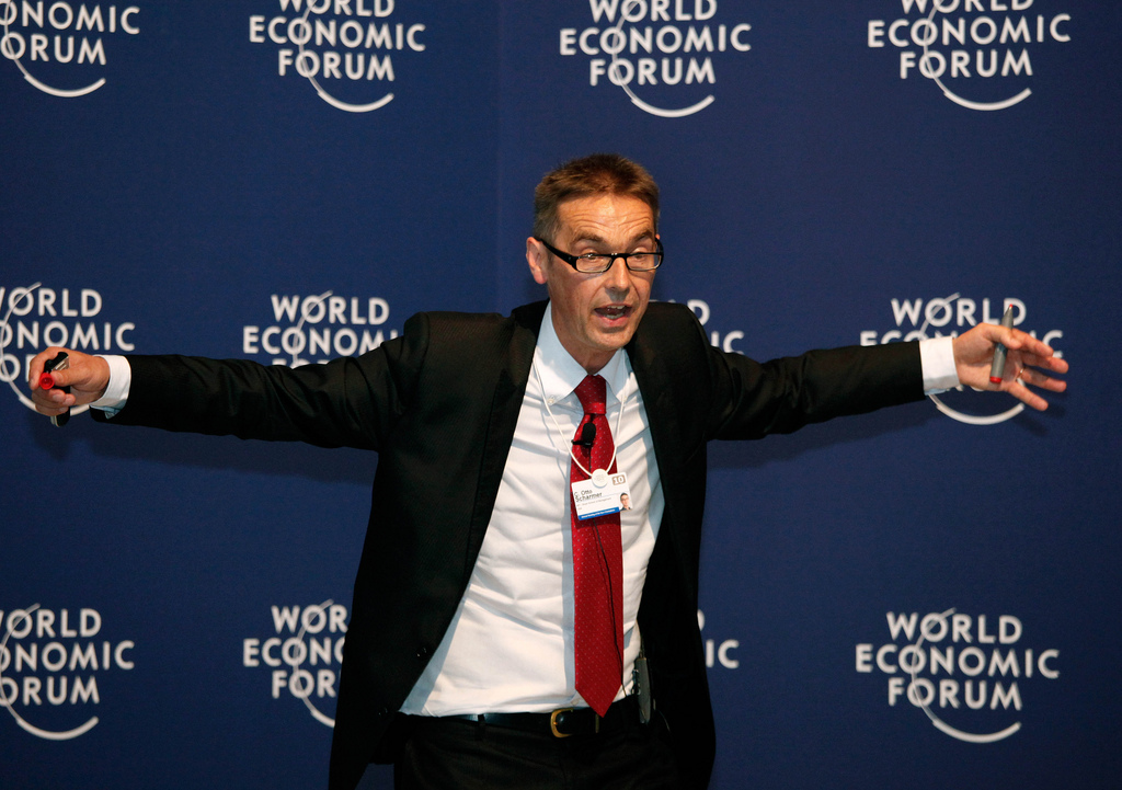 Отто Шармер на Всемирном экономическом форуме в Давосе
