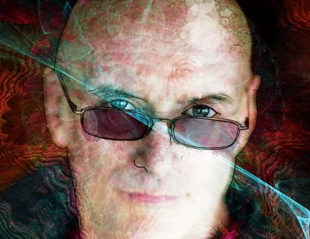 WILBER Ken visionary portrait by Scott Marshall
