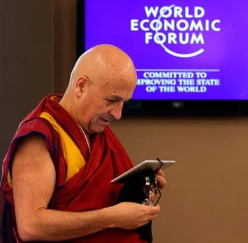 Matthieu Ricard at Davos