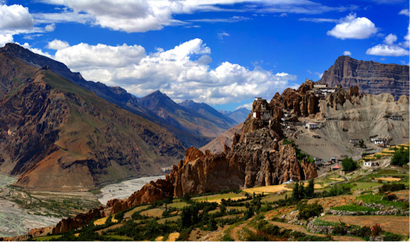 Монастырь Дханкар, Спити, 2010 г.