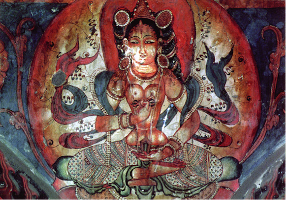 Фреска монастыря Табо, Спити, 2010 год