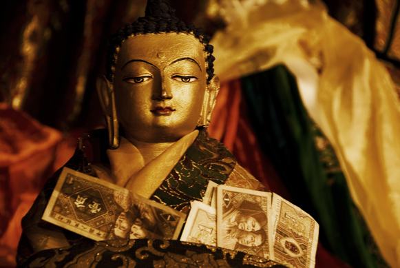 buddha and money