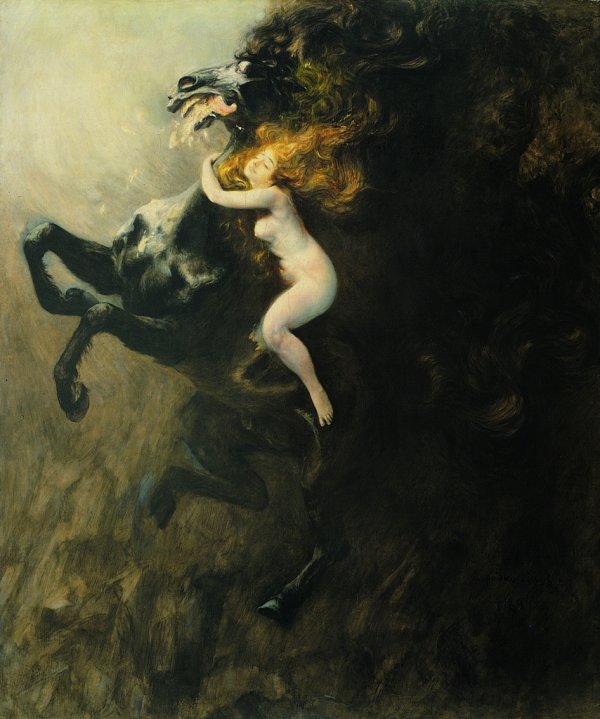 Frenzy of Exultations (1894), by Władysław Podkowiński
