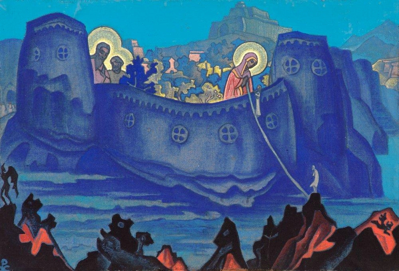 Николай Рерих, «Madonna Laboris» (1933).